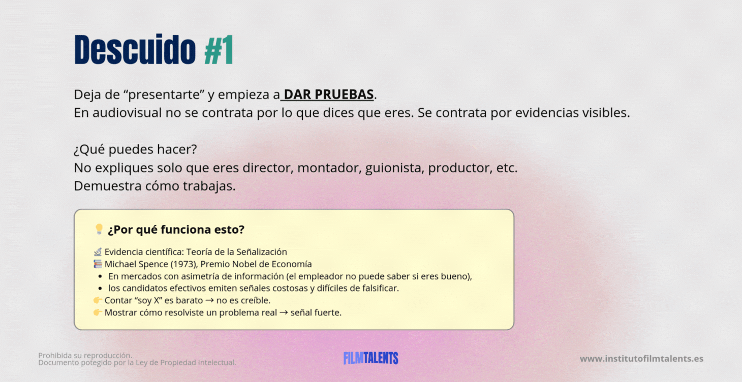 6 descuidos que te perjudicarían cuando ofreces tu trabajo a productoras audiovisuales (y 6 soluciones)